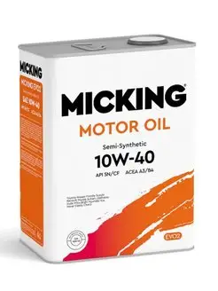 Моторное масло Motor Oil EVO2 10W-40 4л