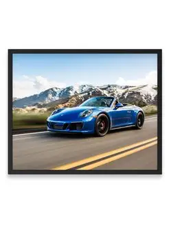 Постер, Порше porsche 911 carrera gts cabriolet 40х50