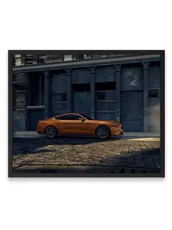 Постер, Форд ford mustang city street 40х50