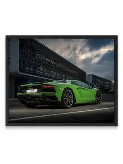 Постер 40x50, Ламборджини lamborghini aventador s