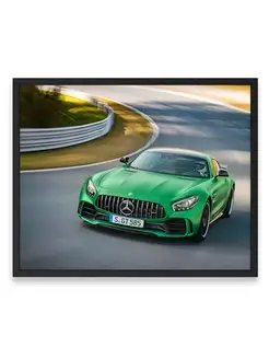 Плакат, Мерседес mercedes amg gt r 40х50