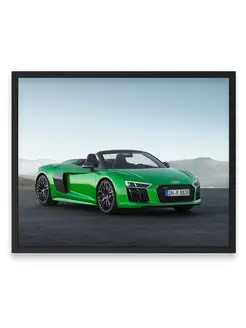 Постер в комнату, Ауди audi r8 spyder v10 plus 40х50