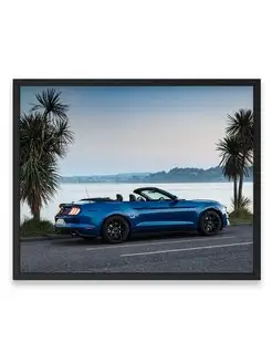 Плакат 40x50, Форд ford mustang ecoboost convertible