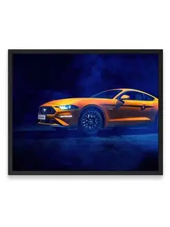 Плакат интерьерный, Форд ford mustang cgi 40х50