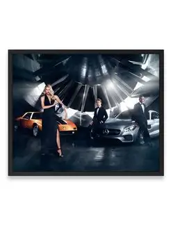 Постер 40x50, Мерседес mercedes benz