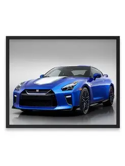 Плакат, Ниссан nissan gt r r35 50th anniversary 40х50