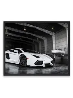 Постер, Ламборджини lamborghini aventador roadster 40х50