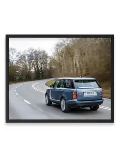 Плакат, Суперкар range rover autobiography 40х50