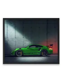 Постер, плакат 40x50, Порше porsche 911 gt3 rs