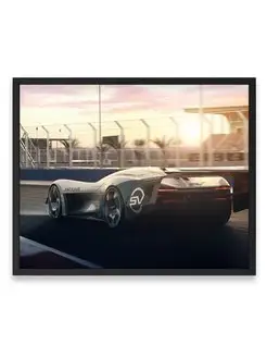 Постер, плакат 40х50, Ягуар jaguar vision gran turismo sv