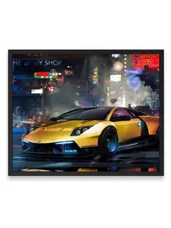 Постер 40х50, Машина lambo future zilla ride