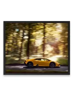 Постер 40x50, Машина lambo huracan evo