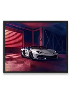 Постер, Ламборджини lamborghini aventador svj roadster xago