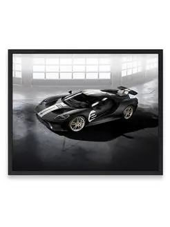 Постер 40х50, Форд ford gt 66 heritage edition car