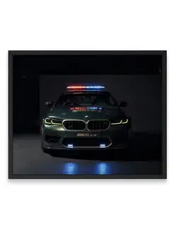 Постер 40x50, Бэха bmw m5 cs motogp safety car