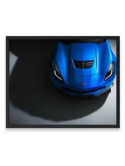 Постер, плакат 40х50, Спорткар corvette z06 super