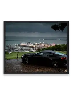 Постер, Астон Мартин aston martin db11 rain outside