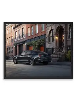 Постер интерьерный, Спорткар cadillac ct6 v sport 40х50