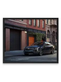 Плакат интерьерный, Спорткар cadillac ct6 v sport 40х50