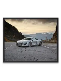 Постер в комнату, Ауди audi r8 v10 rwd coupe 40х50