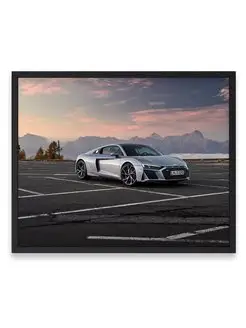 Постер, Ауди audi r8 v10 rwd coupe 40х50