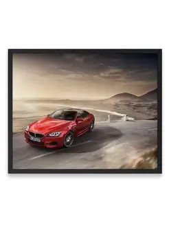 Постер, плакат 40x50, Бэха bmw m6