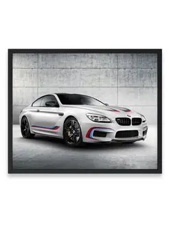 Постер, плакат 40х50, Бэха bmw m6 co