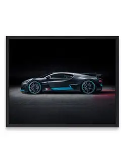 Постер интерьерный, Бугатти bugatti divo 40х50