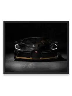 Постер 40x50, Бугатти black and brown bugatti divo