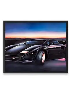 Постер, Ламборгини lamborghini countach 5000 painting art