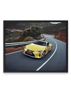 Плакат интерьерный, Лексус lexus lc 500 im 40х50