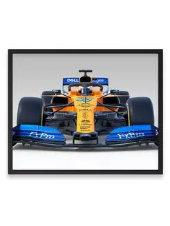 Плакат интерьерный, Макларен mclaren mcl34 40х50