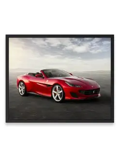 Постер, плакат 40x50, Феррари ferrari portofino