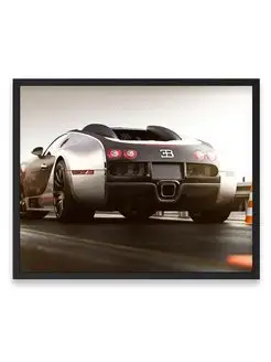 Плакат 40х50, Бугатти bugatti cgi