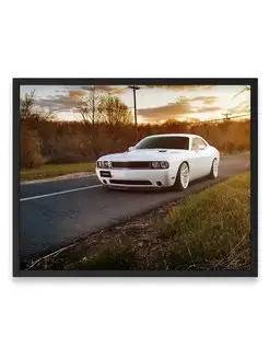 Постер, плакат, Додж dodge challenger srt 40х50