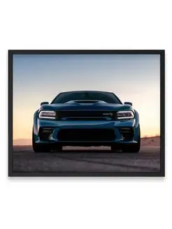 Плакат 40x50, Додж dodge charger srt hellcat widebody