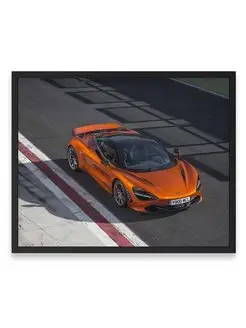 Плакат, Макларен mclaren 720s 40х50