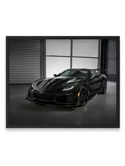 Плакат 40x50, Шевроле chevrolet corvette zr1