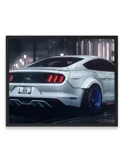 Постер 40х50, Форд ford mustang gt