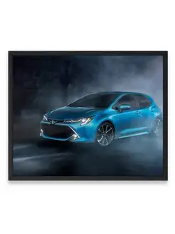 Постер, Плакат, Суперкар toyota corolla xse hatchback 40х50