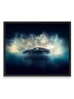 Постер, Бэха bmw individual m850i xdrive night sky 40х50