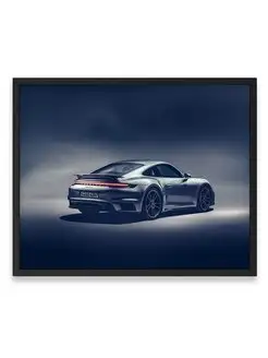 Постер, плакат 40х50, Порше porsche 911 turbo s