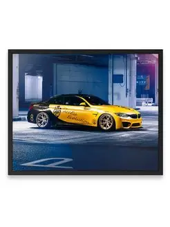 Плакат 40x50, Бэха bmw m4 modified photography