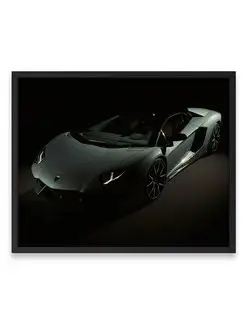 Постер 40x50, Ламборджини lamborghini aventador