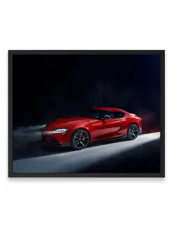 Постер 40x50, Суперкар toyota supra