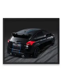 Постер, плакат, Форд ford focus rs performance parts 40х50