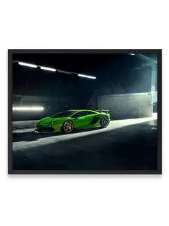 Постер 40х50, Ламборджини lamborghini aventador svj