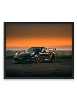 Постер в комнату, Порше porsche gt3 rs 40х50