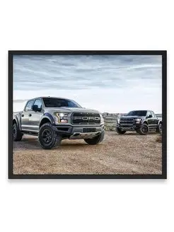 Постер, Плакат, Форд ford f150 raptor 40х50