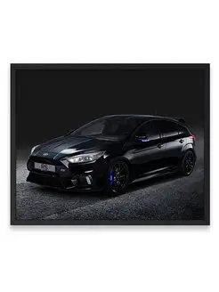 Постер, плакат 40x50, Форд ford focus rs performance parts